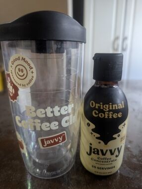 NEW Javvy Original Coffee Concentrate And Tumbler